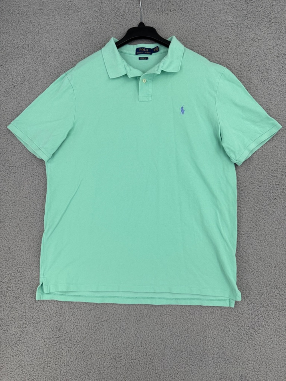 Polo Ralph Lauren men’s XL/TG classic fit short sleeve shirt Seafoam Green Polo
